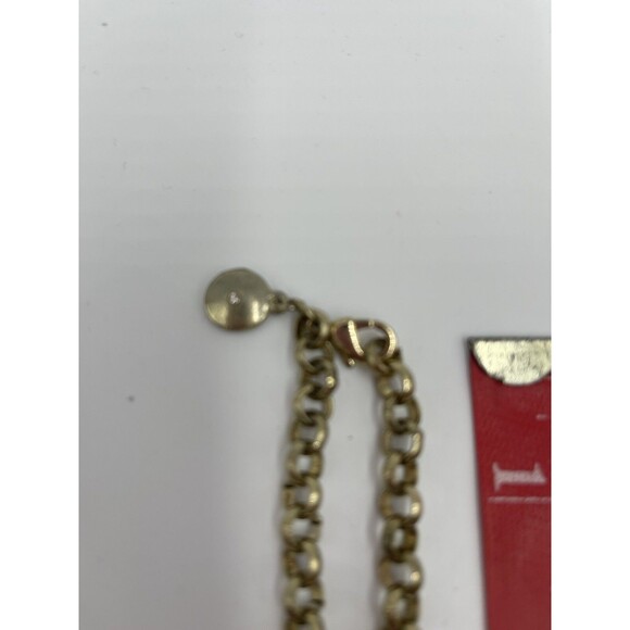 Quartz Crystal Waterfall Tassel Pendant Necklace Gold Tone Signed ROX - Picture 6 of 7